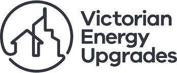 Victorian Energy Upgrades (VEU) rebate logo promoting energy-efficient upgrades.