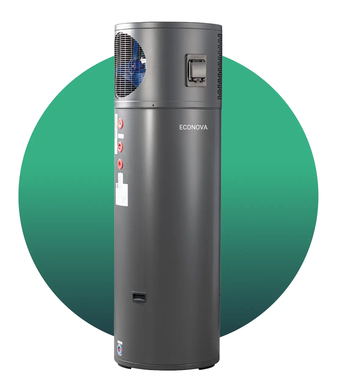Econova Heat Pump Water System 290L – energy-efficient hot water solution that reduces electricity use and carbon emissions in Australian homes